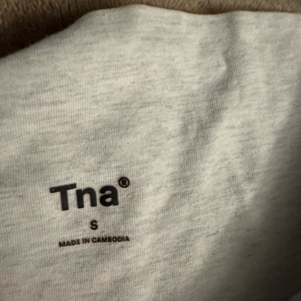 TNA Light Gray Casual Tee